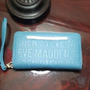 Steve Madden Embossed Wristlet